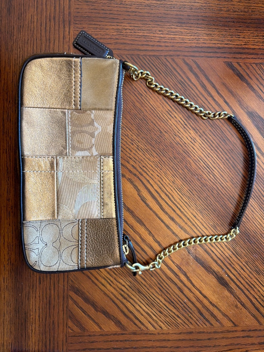 The Coach Mini Patchwork Holiday Demi / Shoulder Bag (Model G0771-F11410)